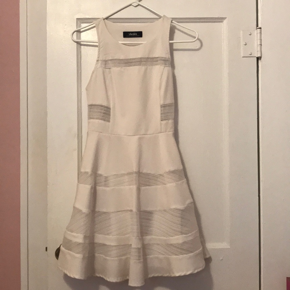 Lulus White a-line dress